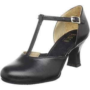 Bloch Womens Size 9B Splitflex 2.5" Heel Character Shoes, Black
